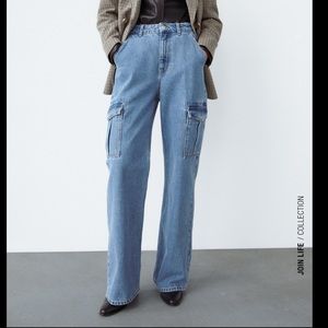 Zara Cargo Jeans